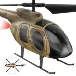 VATOS Ferngesteuerter Hubschrauber mit Gyro – Militär RC Spielzeug für Jungen und Erwachsene