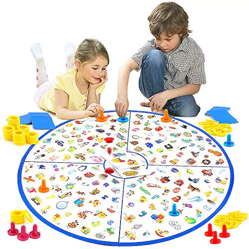VATOS Brettspiel Kleiner Detektiv – Lernspiel für Kinder ab 3 Jahren