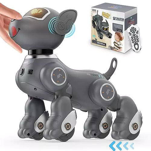 VATOS Roboterhund für Kinder – Fernsteuerbarer Spielzeughund mit 20+ Funktionen