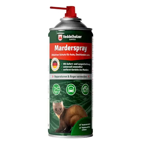 Veddelholzer Marderspray – Effektive Marderabwehr für Auto und Garage