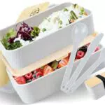 VESTAhome Bento Box - Auslaufsichere Lunchbox für Erwachsene, BPA-frei, mikrowellengeeignet