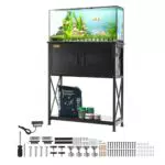 VEVOR Aquariumständer für 20 Gallonen Fischtanks, Stahl & MDF, mit Lagerschrank