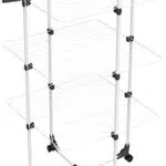 Vileda Mixer 3 Turmwäscheständer, 30m Leinenlänge, rollbar, Höhe 132 cm