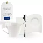 Villeroy & Boch Newwave Cappuccino Tassen Set – Spülmaschinenfest und Mikrowellensicher