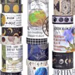 Vintage Washi Tape Set – Celestial Washi Tapes für Journaling und Scrapbooking