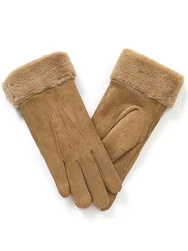 Vislivin Damen Handschuhe Winter Warm Touchscreen Gefütterte Handschuhe