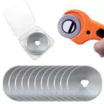 Vordpe Rollschneider Ersatzklingen 45mm für Stoff, Papier und Scrapbooking