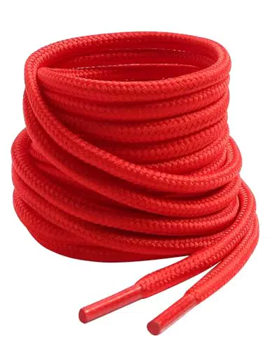 VSUDO Schnürsenkel für Arbeitsschuhe, Outdoorschuhe und Wanderschuhe, Ø4 mm
