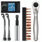 WATSABRO Ratschenschlüssel Set – Mini Ratsche für Fahrradreparaturen unterwegs