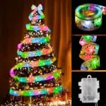 Weihnachtsband Lichter, Batteriebetrieben LED Lichter für Innen und Außen