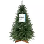 Pure Living Künstlicher Weihnachtsbaum 180 cm - Naturgetreu mit Holzständer und Tasche