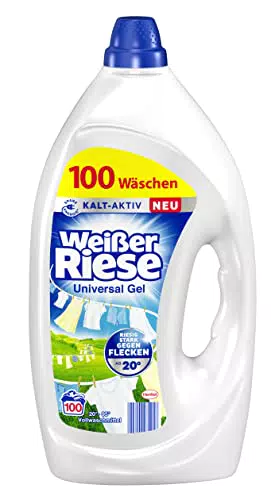 Weißer Riese Universal Gel – Effektives Vollwaschmittel gegen Flecken