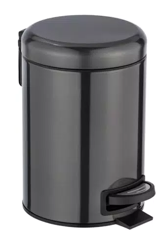 WENKO Küchen Abfalleimer Leman, 30 Liter, Mülleimer mit Absenkautomatik