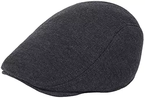 WETOO Schirmmütze Herren Schiebermütze Flatcap Newsboy Cap