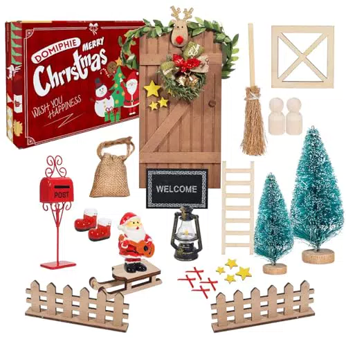 Wichteltür Set – Zubehör für Weihnachten und DIY Geschenke für Kinder