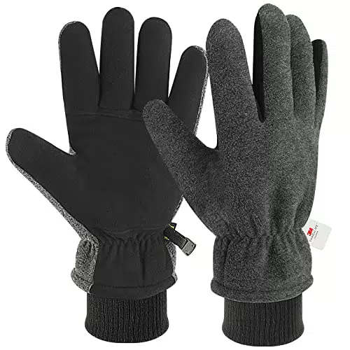 DLY Winterhandschuhe, Warmhandschuhe für Herren Damen-Wasserdicht Skihandschuhe wit Warm Futter