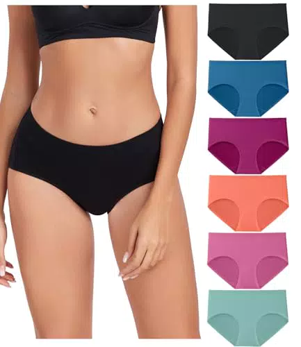 wirarpa Damen Unterhosen aus Baumwolle - Bequeme atmungsaktive Slips
