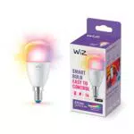 WiZ E14 LED Lampe mit dimmbarem, smartem Lichtsteuerung über WLAN