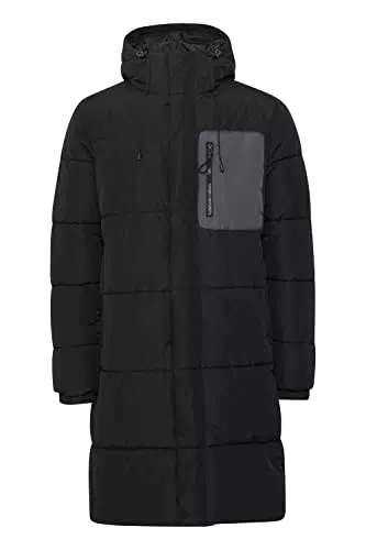 11 Project PRCaltonJA Herren Winterjacke Herrenjacke Jacke hochabschließender Kragen wasserabweisendes Material mit Kapuze