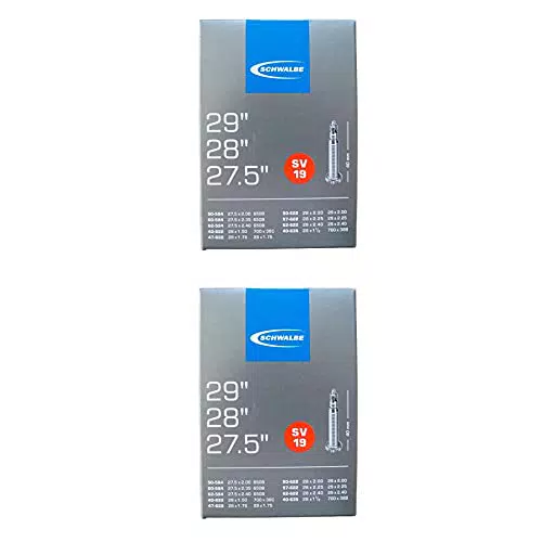 Schwalbe Fahrradschlauch SV19 40/62-584/635 EK 40 mm für 27,5 und 29 Zoll