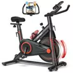 CHAOKE Heimtrainer Fahrrad mit App, Ultra-Leiser Ergometer und Magnetwiderstand