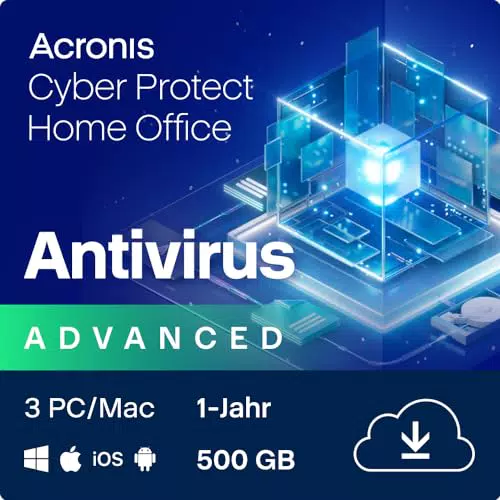 Acronis Cyber Protect Home Office 2023 - Essentials für Windows, Mac, Android, iOS