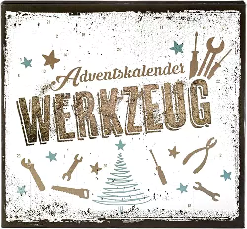 Werkzeug Adventskalender für Heimwerker – 24 Überraschungen inkl. Tasche