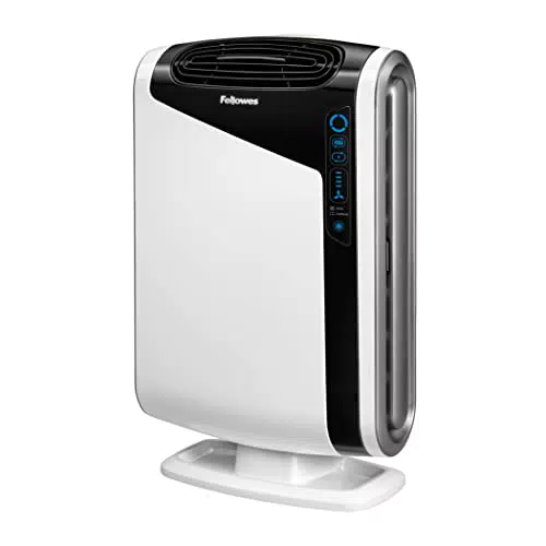 Fellowes AeraMax DX95 HEPA Luftreiniger mit antimikrobiellem Schutz, leise und effizient