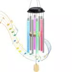 ALFFREUDE Windspiel Solar für Garten und Balkon – Wasserdicht und dekorativ