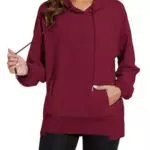 ALIMASHA Damen Oversized Hoodie, Crewneck Langarm Pullover für Leggings
