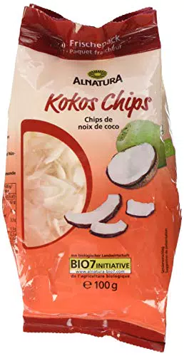 Alnatura Bio Kokos Chips – Knuspriger Genuss aus 100% Bio-Kokosnüssen