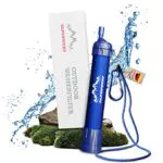 ALPENWERT Wasserfilter Outdoor - Effektive Trinkwasseraufbereitung für 4000 Liter