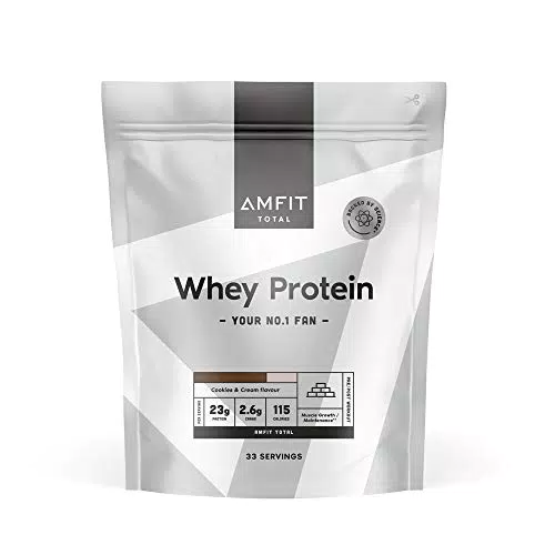 Amfit Nutrition Molkeproteinpulver Cookies & Cream - 1 kg
