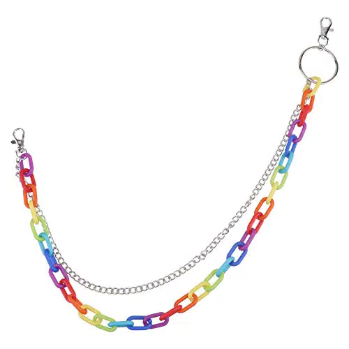 Amosfun Taillenkette für Damen - Hip Hop Körperkette und Hosen Dekoration