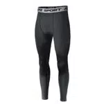 AMZSPORT Herren Kompressionshose Laufhose Baselayer Leggings Trainingshose