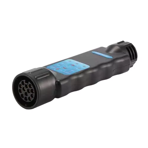 Stecker Tester 13-polig für Anhängerbeleuchtung - Prüfgerät 12V PKW, LKW, Wohnmobil