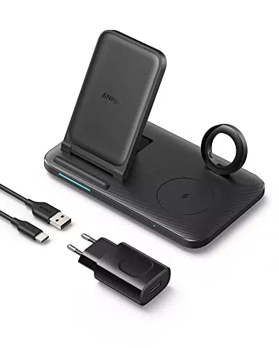 Anker 3-in-1 kabellose Ladestation für iPhone 15, AirPods Pro und Apple Watch