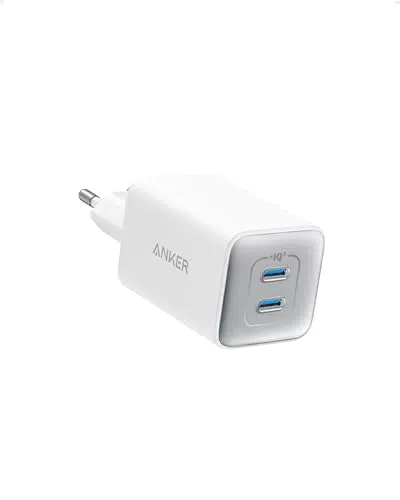 Anker 47W USB C Ladegerät GaN 523 Nano 3, 2-Port Schnellladegerät für iPhone und Galaxy