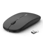 Anmck Kabellose Ergonomische Maus – Wiederaufladbare 3D USB Funkmaus 1600 DPI