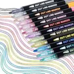 ANYUKE Magische Stifte Metallic Marker für Handlettering und Scrapbooking