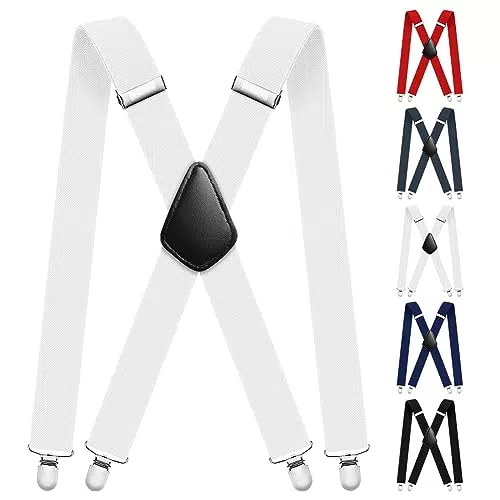 Aomig Hosenträger für Herren, Extra Stark und Einstellbar, X Style