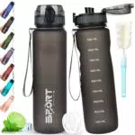 AOPREL Sport Trinkflasche 1L - Auslaufsicher und BPA-frei für Outdoor und Schule