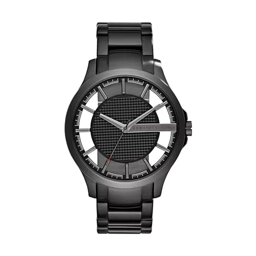Armani Exchange AX2189 Herren Dreizeigeruhr aus Edelstahl mit Armband