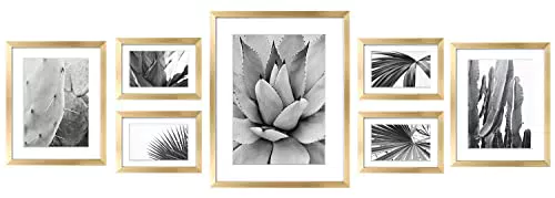 ArtbyHannah Fotorahmen Set mit botanischen Drucken für Poster und Kunstdrucke