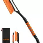 AstroAI Eiskratzer mit Besen und ergonomischem Griff für Autos