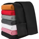 Auranso Thermoleggings für Mädchen – Gefütterte Winterleggings aus Baumwolle