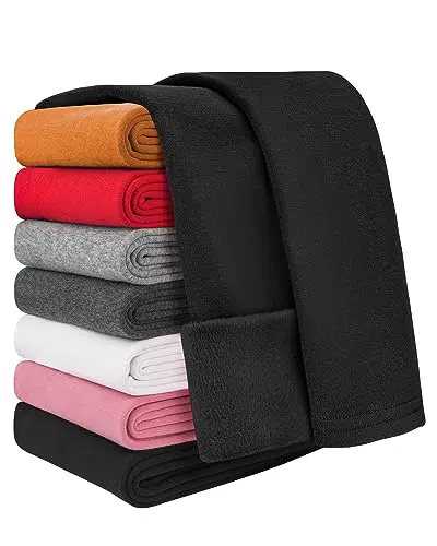 Auranso Thermoleggings für Mädchen – Gefütterte Winterleggings aus Baumwolle