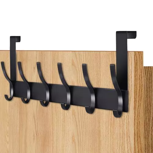 AUXHCYL Türhaken – Platzsparende Türgarderobe für Kleidung und Handtücher