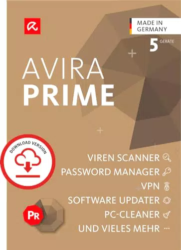 Avira Prime Antivirus & Sicherheitssoftware für 1 Jahr - Aktivierungscode per Email