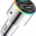 Babacom Bluetooth Adapter Auto 48W, PD 30W & QC3.0, FM Transmitter 5.3